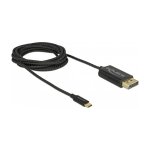 DELOCK USB Kabel Type-C zu DisplayPort DP Alt Mode 4K...