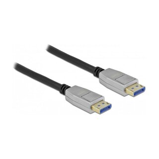DELOCK DisplayPort 2.0 Kabel 10K 60Hz 54Gbps Metallgehuse 1m