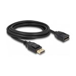 DELOCK DisplayPort 1.2 Verlngerungskabel 4K 60Hz 3m