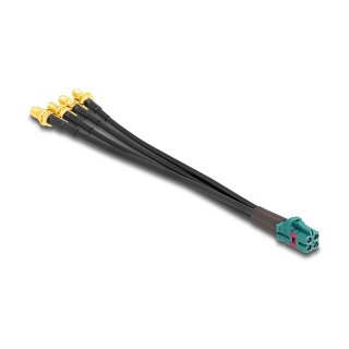 DELOCK Kabel Mini FAKRA Z Buchse quad zu 4 x SMA Buchse A-Typ