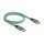DELOCK DisplayPort Kabel 16K 60 Hz 1m grun Metall