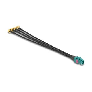 DELOCK Kabel Mini FAKRA Z Buchse quad zu 4 x SMA Buchse