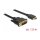 DELOCK Kabel DVI 18+1 Stecker > HDMI-A Stecker 1.5 m schwarz