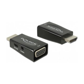 Adapter HDMI-A Stecker > VGA Buchse mit Audio