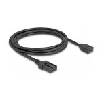 DELOCK HDMI Automotive Kabel HDMI-A Buchse auf HDMI-E...