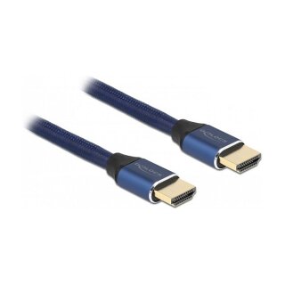 DELOCK Ultra High Speed HDMI Kabel 48 Gbps 8K 60Hz blau 2m zertifiziert