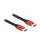 DELOCK Ultra High Speed HDMI Kabel 48 Gbps 8K 60Hz rot 0.5m zertifiziert