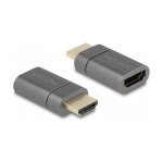 DELOCK HDMI Adapter Stecker zu Buchse 8K 60Hz magnetisch