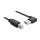 DELOCK Easy-USB-Kabel 2.0 A(gewinkelt re/li) -> B 0.5m schw