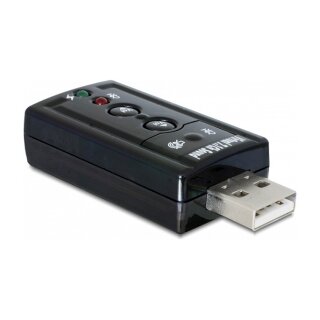 DELOCK Sound Adapter extern USB2.0 Virtual 7.1 24Bit 96kHz