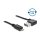 Kabel EASY-USB 2.0 Typ-A Stecker gewinkelt links / rechts > USB 2.0 Typ Micro-B Stecker 0,5 m