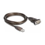 Delock Adapter USB2.0 Typ-A zu 1 x Seriell RS-232 D-sub9 pin