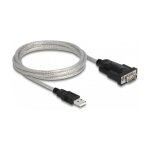 Adapter USB 2.0 Typ-A zu 1 x Seriell RS-232 D-Sub 9 +...