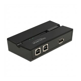 DELOCK USB 2.0 Switch fr 2 PC an 1 Gert