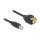 USB 2.0 Kabel Typ-B Stecker zu Terminalblock Adapter mit Drucktaster 15 cm