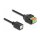 USB 2.0 Kabel Typ-B Buchse zu Terminalblock Adapter mit Drucktaster 15 cm