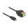 USB 2.0 Kabel Typ Micro-B Stecker zu Terminalblock Adapter mit Drucktaster 15 cm