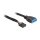 Kabel USB 2.0 Pin Header Buchse > USB 3.0 Pin Header Stecker 60 cm