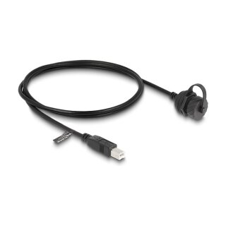 DELOCK Kabel USB 2.0 Typ-B St zu USB 2.0 Typ-B Bu einbau
