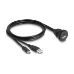 USB 2.0 Kabel USB Typ-A Stecker und USB Type-C™...