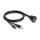 USB 2.0 Kabel USB Typ-A Stecker und USB Type-C™ Stecker zu USB Typ-A Buchse und USB Type-C™ Buchse zum Einbau 1 m schwarz
