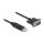 USB 2.0 zu Seriell RS-232 Adapter D-Sub 9 Stecker mit kompaktem Steckergehäuse 50 cm FTDI