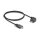 USB 2.0 Kabel USB Type-C™ Stecker mit Schrauben zu USB Type-C™ Stecker mit Schrauben gewinkelt links / rechts PD 3.0 60 W 1 m