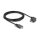 USB 2.0 Kabel USB Type-C™ Stecker mit Schrauben zu USB Type-C™ Stecker mit Schrauben gewinkelt links / rechts PD 3.0 60 W 3 m