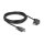 USB 2.0 Kabel USB Type-C™ Stecker mit Schrauben zu USB Type-C™ Stecker mit Schrauben gewinkelt links / rechts PD 3.0 60 W 5 m
