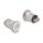 USB 2.0 Typ-A zu Typ-B Einbaubuchse Aluminium
