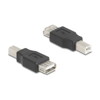 DELOCK USB 2.0 Adapter USB B Stecker zu USB A Stecker