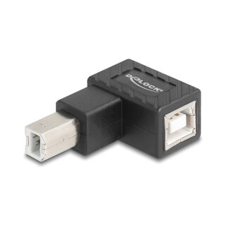 DELOCK Adapter USB 2.0 B Stecker zu B Buchse 90° gew. oben