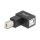 DELOCK Adapter USB 2.0 B Stecker zu B Buchse 90° gew. oben