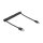 USB 2.0 Spiralkabel USB Typ-A Stecker zu USB Type-C™ Stecker 0,45 m bis 0,75 m schwarz