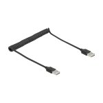 Spiralkabel EASY-USB 2.0 Typ-A Stecker zu EASY-USB Typ-A...