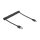 Spiralkabel EASY-USB 2.0 Typ-A Stecker zu USB Type-C™ Stecker 0,5 m bis 0,8 m schwarz