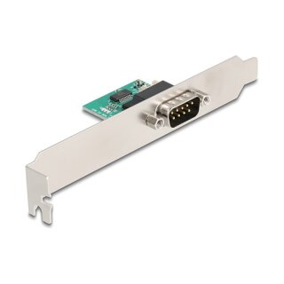 USB auf RS-232 Konverter FTDI FT231XS USB 2.0 Pfostenstecker zu D-Sub 9 Stecker mit Standard Blende und Kabel 30 cm