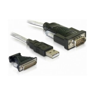 DELOCK Adapter USB 2.0 Seriell Adapter 9St+Ada.