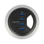 DELOCK Tisch-Hub 4 Port USB 3.0