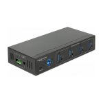 Externer Industrie Hub 4 x USB 5 Gbps Typ-A mit 20 kV ESD...