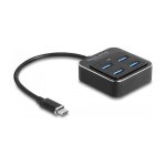 DELOCK USB 3.2 Gen 2 USB Type-C Hub mit 4 x USB Typ-A...