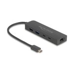 DELOCK 10 Gbps USB Hub mit 2.5 Gigabit LAN Port und PD 85 W
