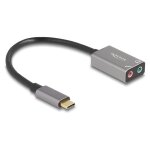 DELOCK Externe USB Soundkarte mit Type-C Stecker auf 2 x...
