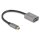 DELOCK Externe USB Soundkarte mit Type-C Stecker auf 2 x 3.5mm Klinkenbuchse Plug & Play Audio Adapter
