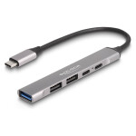 4 Port Slim USB Type-C™ Hub mit 1 x USB 10 Gbps...