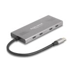 DELOCK 7 Port USB Hub 10 Gbps mit 4 x USB Type-C Buchse...