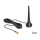 GSM UMTS Sixband Antenne SMA 0 dBi omnidirektional mit magnetischem Standfuß starr schwarz