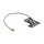 DELOCK WLAN 802.11 b/g/n Antenne MHF I Stecker 2dBi 1.13 10cm FPC intern Klebemontage