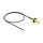 Antennenkabel RP-SMA Buchse zum Einbau zu I-PEX Inc., MHF® 4L LK Stecker 1.37, 35 cm Gewindelänge 10 mm spritzwassergeschützt