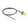 Antennenkabel RP-SMA Buchse zum Einbau zu I-PEX Inc., MHF® 4L LK Stecker 1.37, 50 cm Gewindelänge 10 mm spritzwassergeschützt